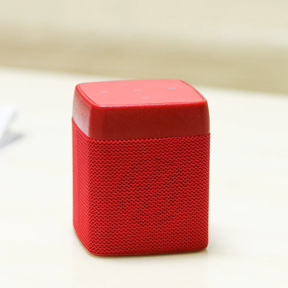 Беспроводной кожаный мини динамик VOBERRY с bluetooth квадратная портативная карта