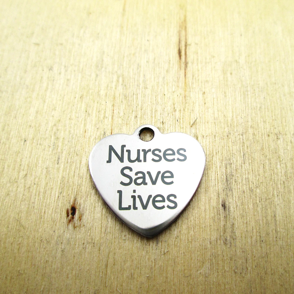 Подвески из нержавеющей стали с лазерной гравировкой сделай сам 10 шт./лот |