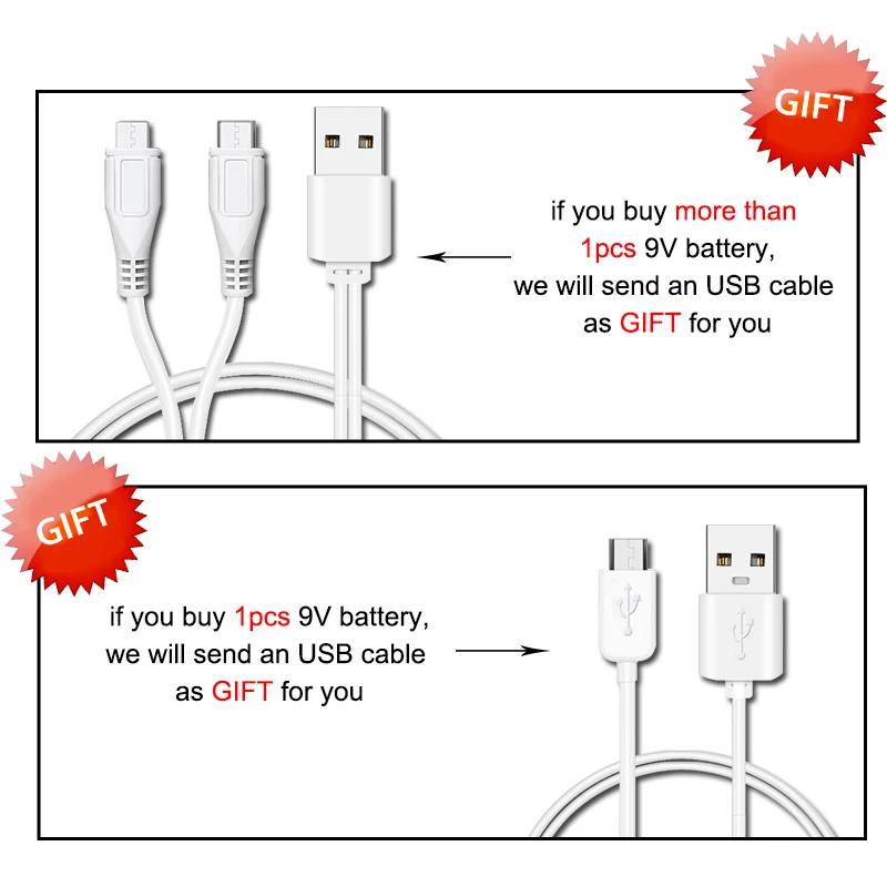 PALO 650 mаh 9В батареи USB 6F22 литиевая батарея 9 В литий-ионная перезаряжающаяся батарея для микрофона гитары EQ Дымовая пожарная сигнализация мультиметр