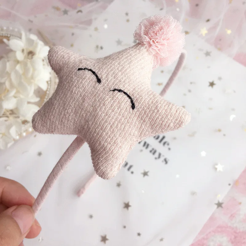 Лента для волос в стиле ретро с цветами ручной работы Корейском Детская повязка