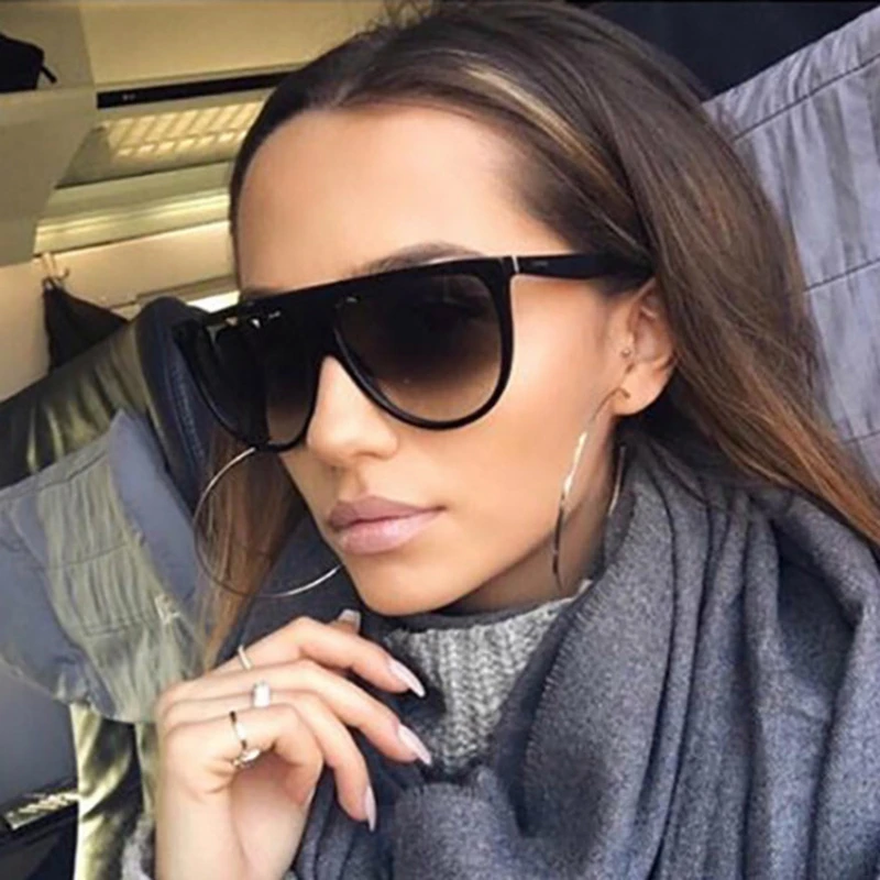 

Unisex Brand Design Women Vintage Cat eye Sunglasses Female Retro Style Oversized Glasses Shades UV400 Oculos de sol Feminino