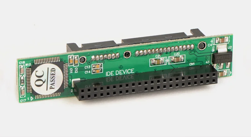 НОВЫЙ 2 5 &quotЖенский 44 pin IDE для 7 + 15 22 Male SATA адаптер жесткого диска конвертер 5&quot