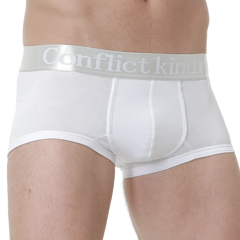 4PCS \ много высококачественная брендовая одежда хлопковые трусы-боксеры Для