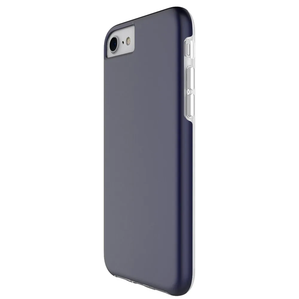 TIPFLY Plating Transparent Bumper Button Phone Fitted Case For Apple iPhone 6 6s 7 8 plus Capa Coque Fundas TPU PC Back Cover |