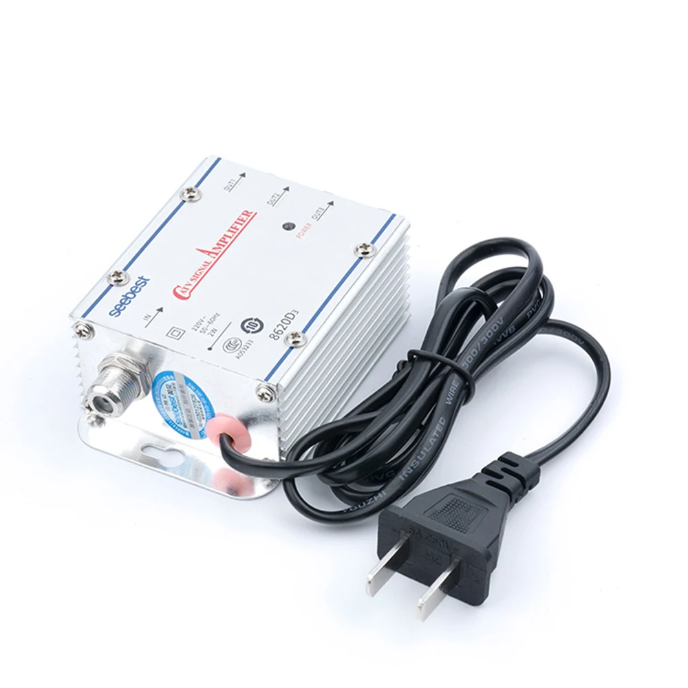 Новый 220 В 1 в 3 из CA ТВ кабель сплиттер усилитель 20dB цифровой антенный сигнала 45 860