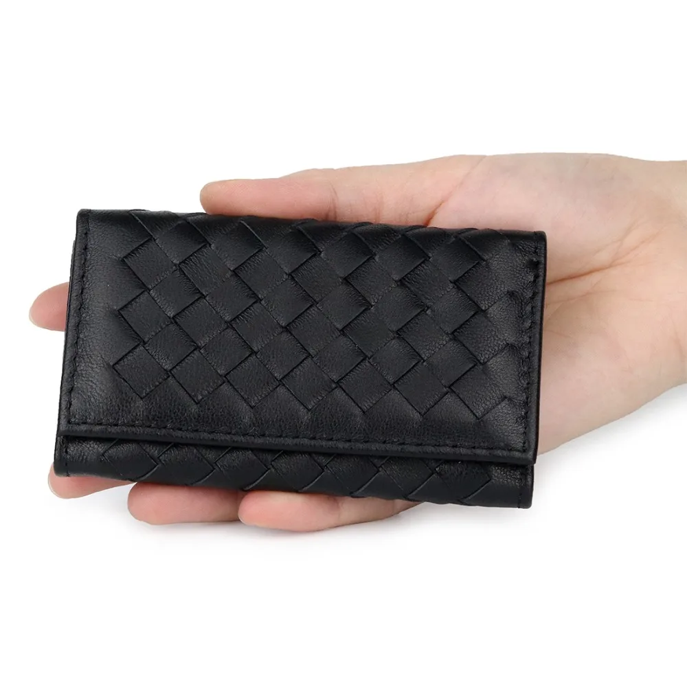 COMFORSKIN бренд Гарантированный овечья кожа многофункциональный вязаный стиль ключницы Новое поступление унисекс ключницы