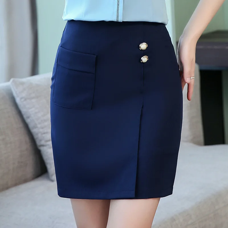 Naviu Новая модная юбка-карандаш высокого качества faldas mujer moda летняя офисная одношаговая юбка формальная нижняя часть