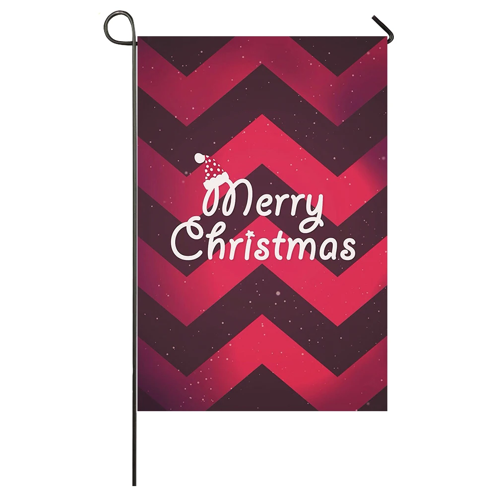 

Merry Christmas Garden Flag Home Decor Flags Happy Festival Household Hanging Flag