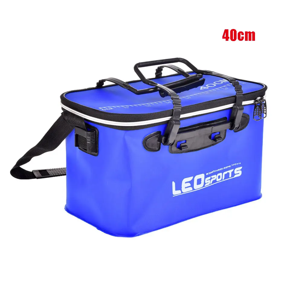 blue 40cm 30/40/45 см Портативный сумки для рыбалки одежда ведро на открытом воздухе Шестерни ева рыбалка ведро складной Портативный Кемпинг Пеший Туризм EVA ведро - Цвет: blue 40cm