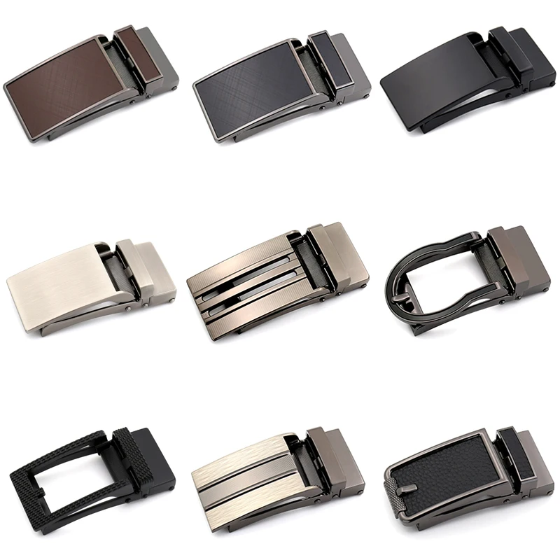 Suitable for 3.0cm 3.1cm Width Genuine Leather Men's Belt Buckle Head Business Belt Buckle Accessories Automatic Buckle