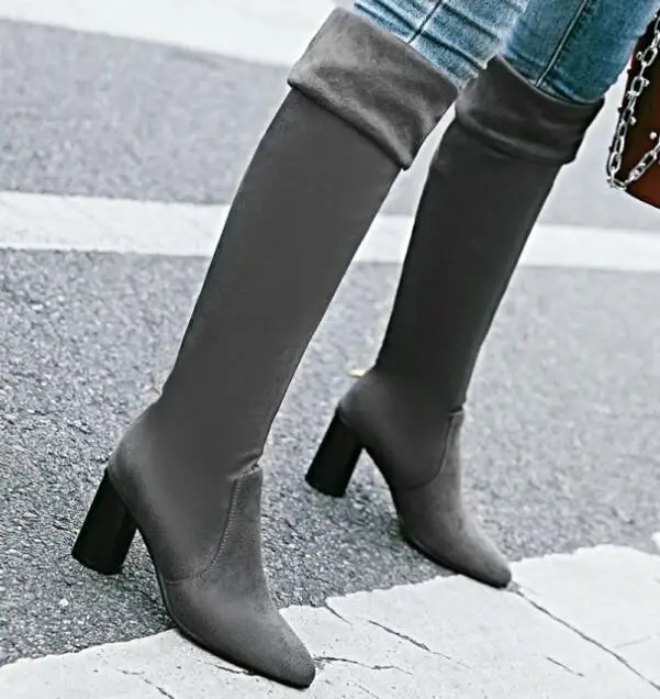 Zapatos Mujer Chaussure Femme Женская обувь Женские туфли лодочки Зимние женские ботильоны на