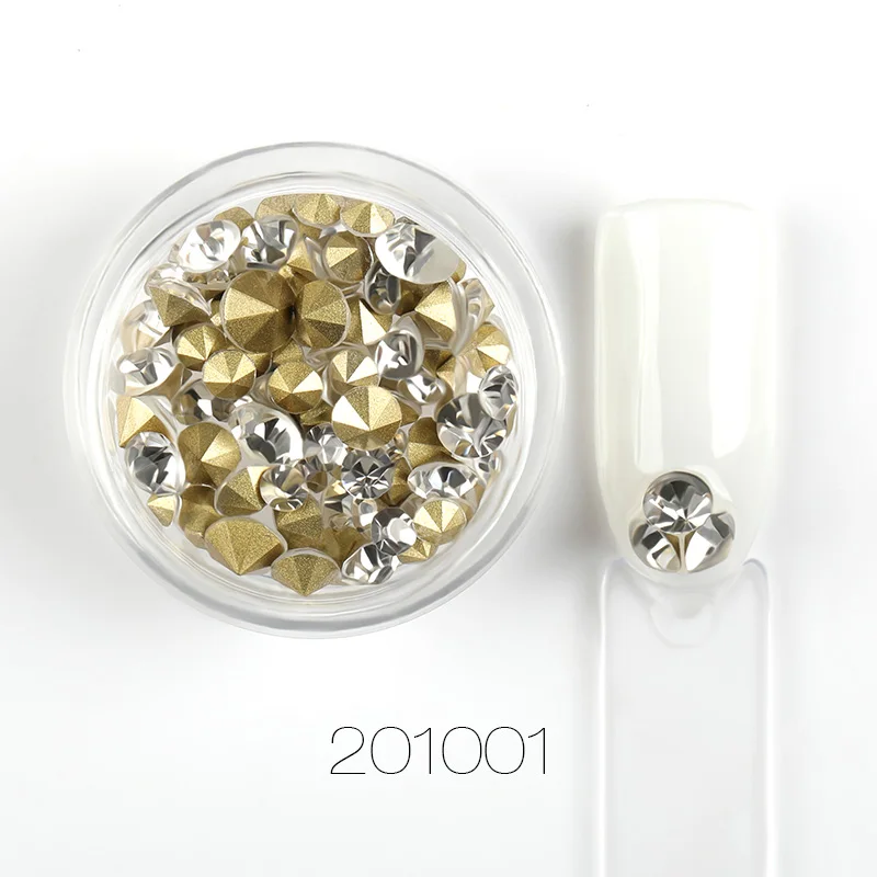 M201001 ROSALIND лак для ногтей гель для приклеивания страз смешанный цвет 1 шт. украшения для ногтей Стразы для маникюра кристаллы аксессуары для ногтей - Цвет: M201001