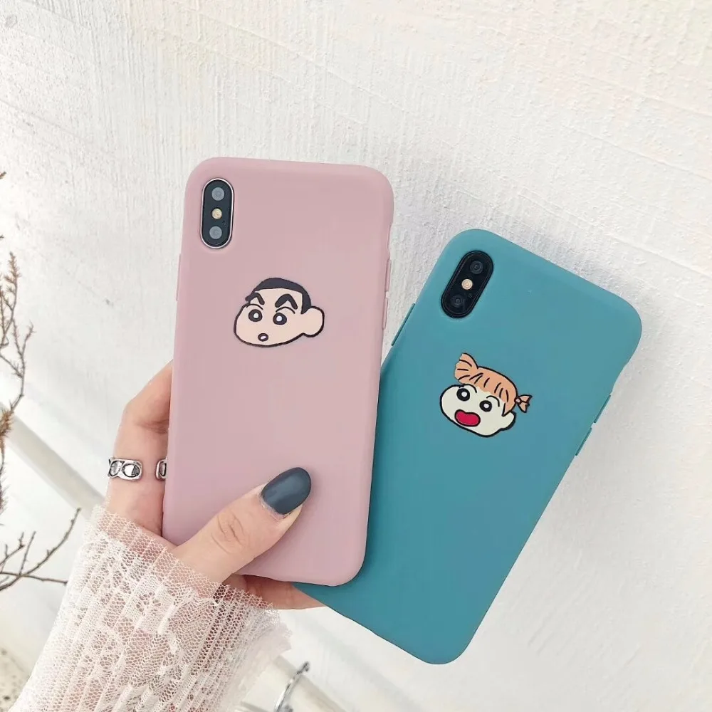 PGSD милый мультфильм голова скульптура мобильный телефон оболочка для iphone XS MAX XR