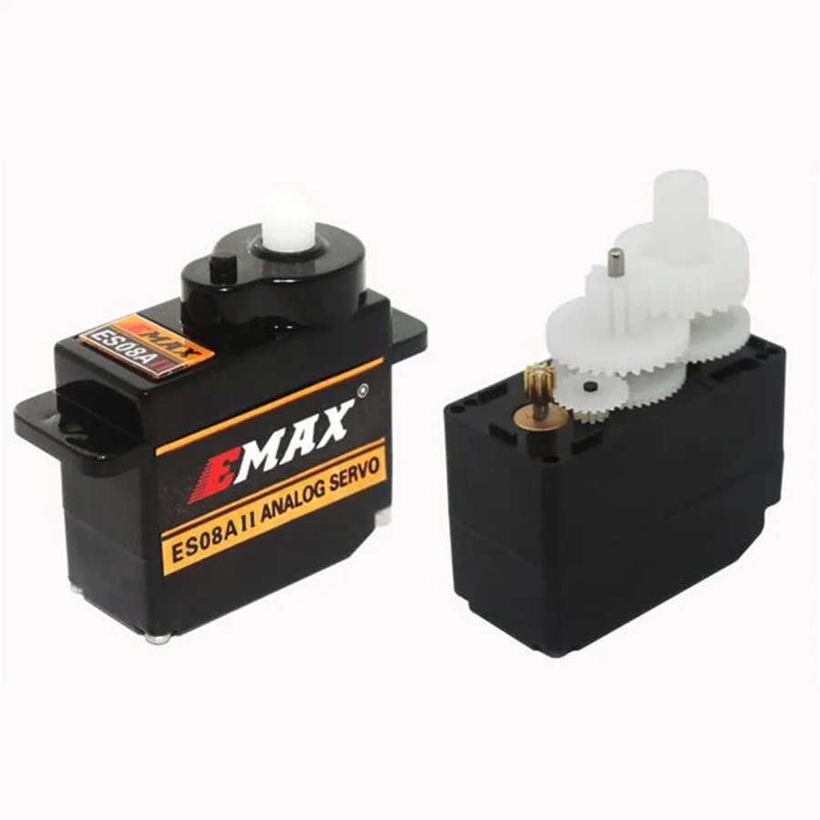 EMAX 9 г цифровой сервопривод ES08A II мини с высокой чувствительностью для