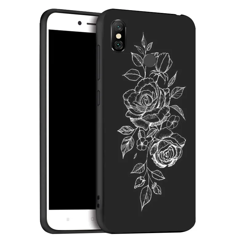 x066 3D окрашенный матовый чехол для Xiao mi Red mi Note 6 Pro Чехол s мягкий черный чехол для Xiaomi mi 8 SE A2 Lite PocoPhone F1 бампер - Цвет: x066