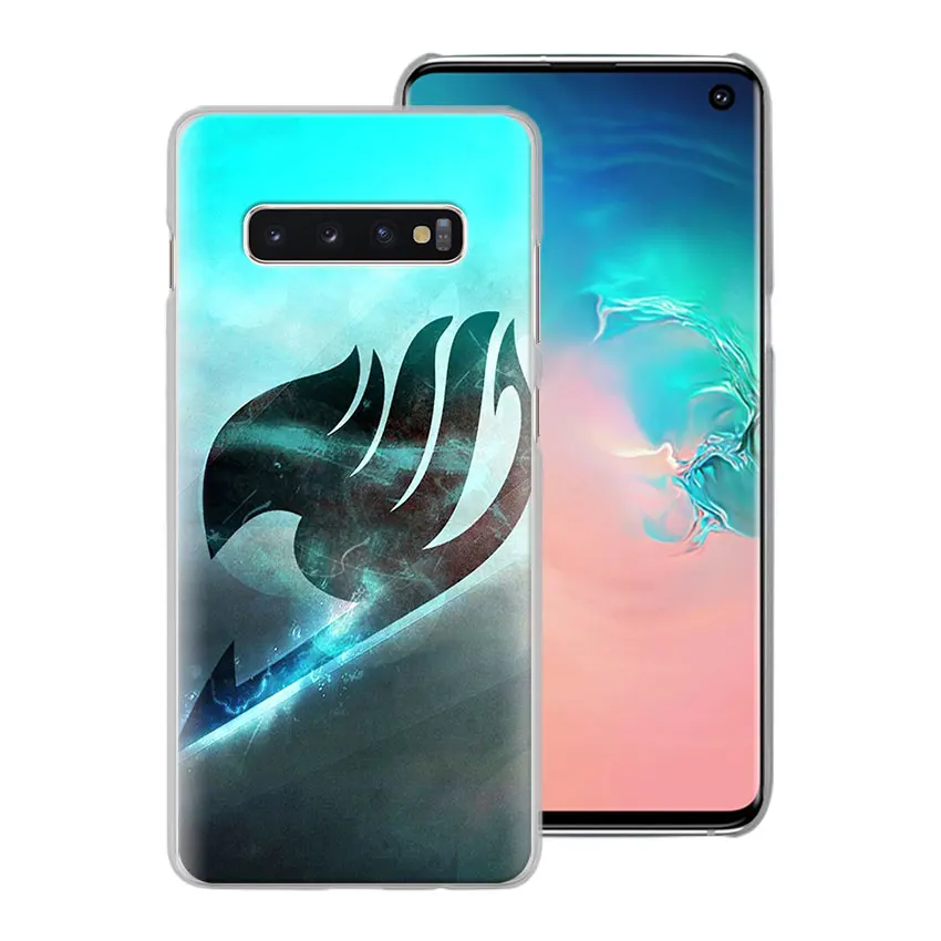 Аниме Манга Сказочный Хвост Логотип чехол для телефона для samsung Galaxy S10e S10 Plus S7 S8 S9 Plus Note 8 9 M10 M20 M30 жесткий чехол