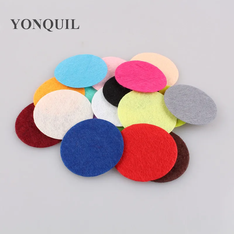

Free shipping many color 2.0cm Round Felt accessory patch circle felt pads,DIY flower material $9.29/LOT,2000PCS/LOT