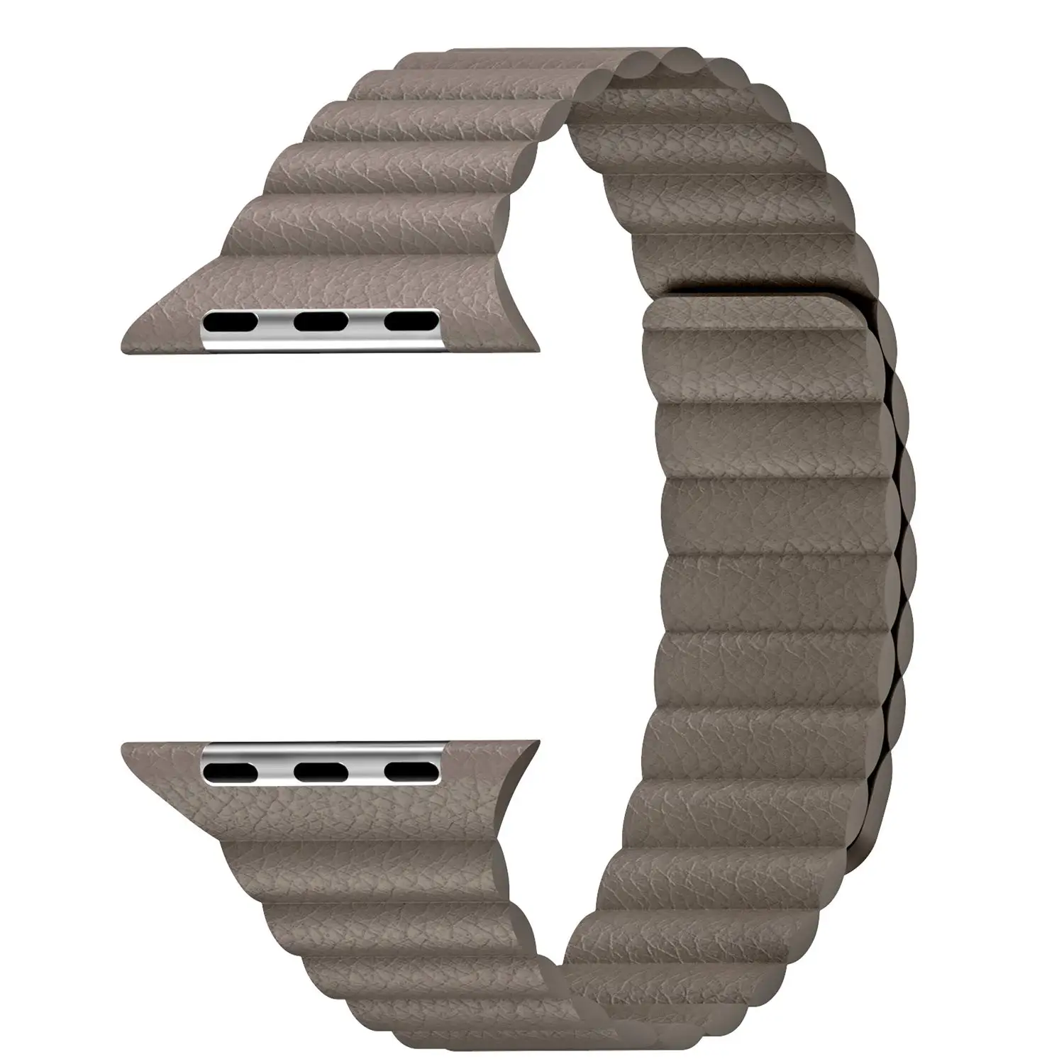 Коричневый Ремешок для часов Apple Watch 1 2 3 4 5 38 мм 40 мм 42 мм 44 мм Замена мужской t магнитный ремешок кожаный ремешок для часов браслет для мужчин и женщин - Цвет: Коричневый