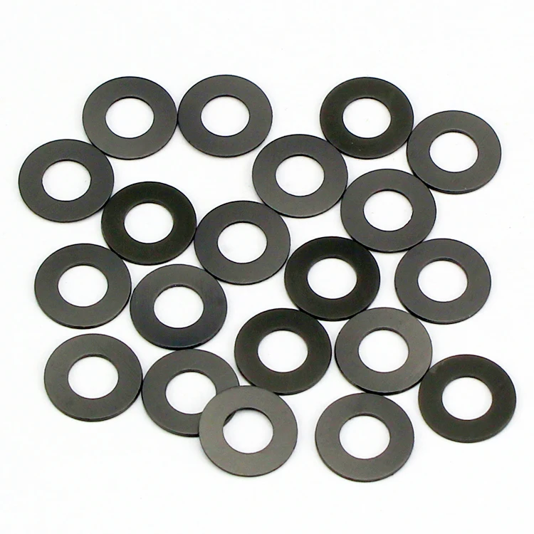 100pcsM5-M5.6 thickness0.15/0,2/0,25/0,35/0,4-1,0 мм высокая точность черный Цвет polyslider графит нейлон плоская шайба