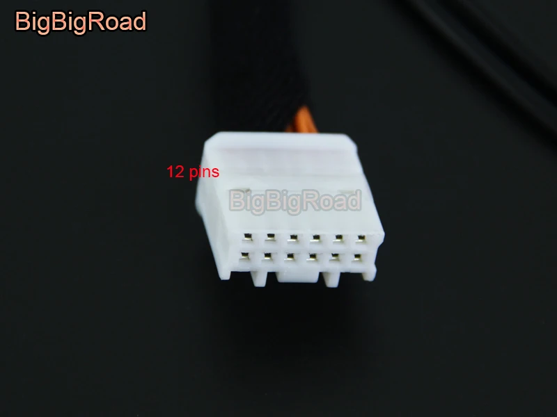 BigBigRoad для Mazda 3 Mazda3 Axela седан BM CCD заднего вида Обратный Парковка Камера с RCA Порты и разъёмы адаптер