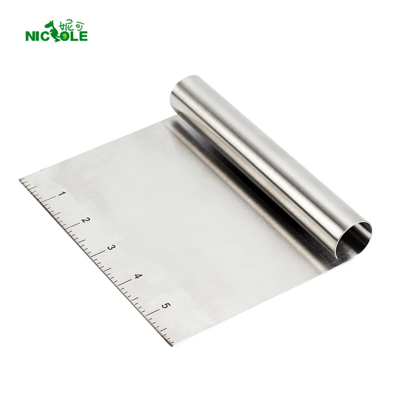 Выпечки лопатки для теста из нержавеющей стали скребок резак торта Хлеб мыло