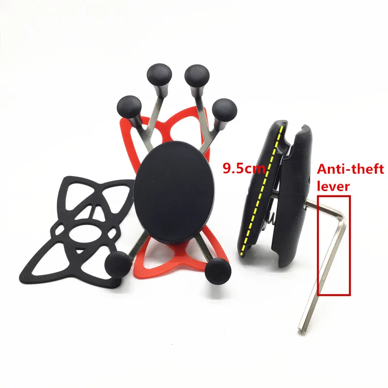 4in1 kit Универсальный держатель для мобильного телефона X-Grip с двойным разъемом для крепления оперативной памяти - Цвет: 4in1 kit