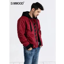 Мужская ветровка SIMWOOD Весенняя большого размера с вышивкой