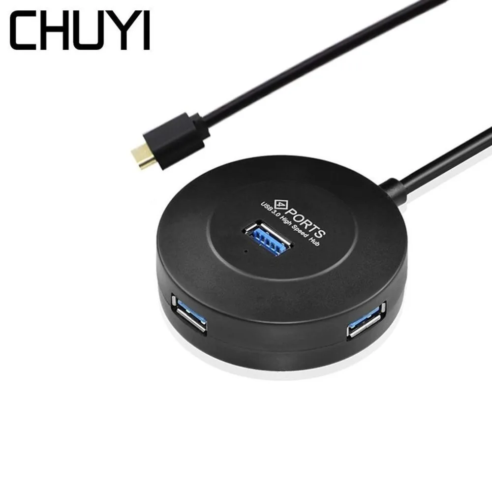Высокоскоростной мини USB концентратор 4 порта 3 0 дюйма 5 Гбит/с|USB-хабы| |