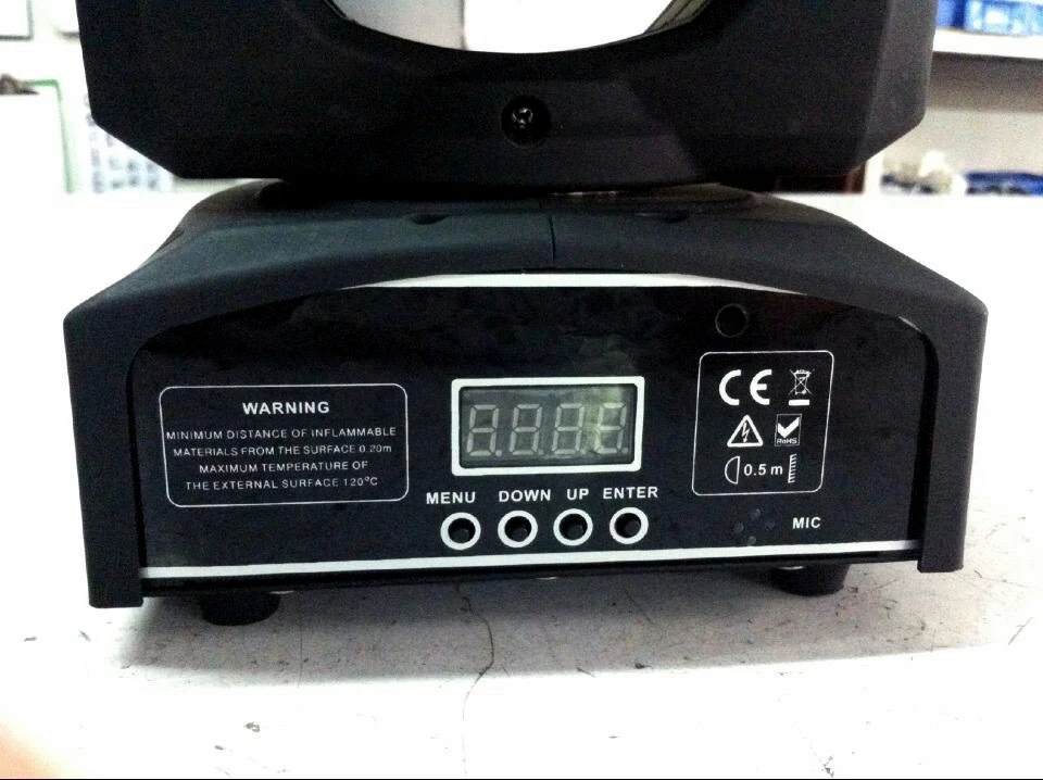 4 шт./лот RGB Подвижная головка 10 Вт светодиодный мини-светильник gobo сценическое