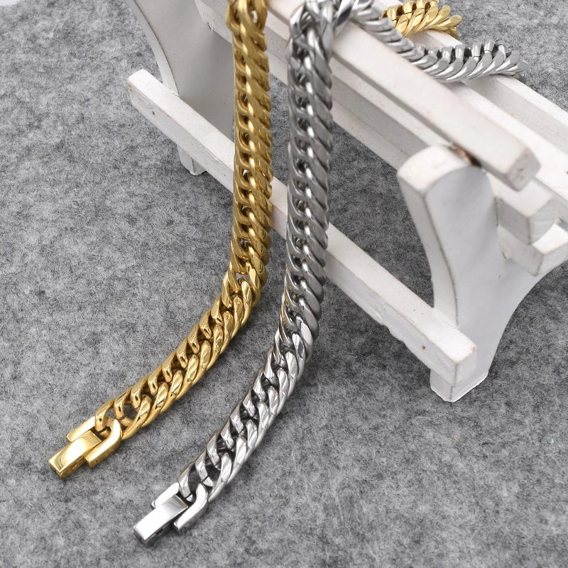 Мужские и женские браслеты из нержавеющей стали 22 см 9 мм|hand chain|hand chain mensteel bracelet |