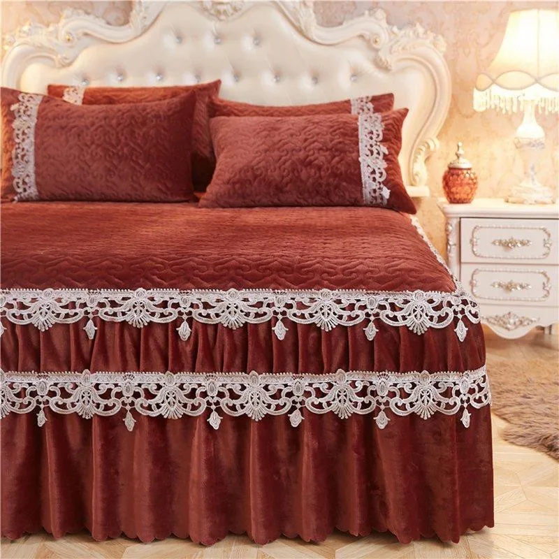 150X200 см/180x200 см/200x220 см стеганая хлопковая кровать с кружевной каймой, покрывало для кровати, набор наматрасников, накидка для матраса