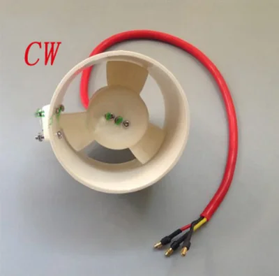 1PC CW 1PC ROV/RC Bait/Tug Boat/Submarine Model Parts 12V Underwater Thruster Dia 80mm Propeller Brushless Motor 3-5KG Thrust - Цвет: 1PC CW