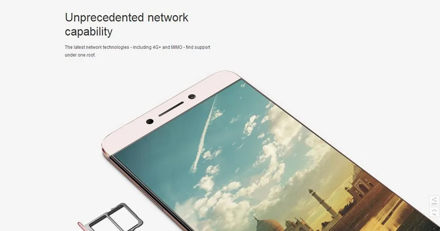 Letv LeEco Le Max 2X820 4G LTE мобильный телефон Snapdragon 820 четырехъядерный 5," WQHD 2560x1440 6 Гб ram 64 Гб rom 21 МП Touch ID