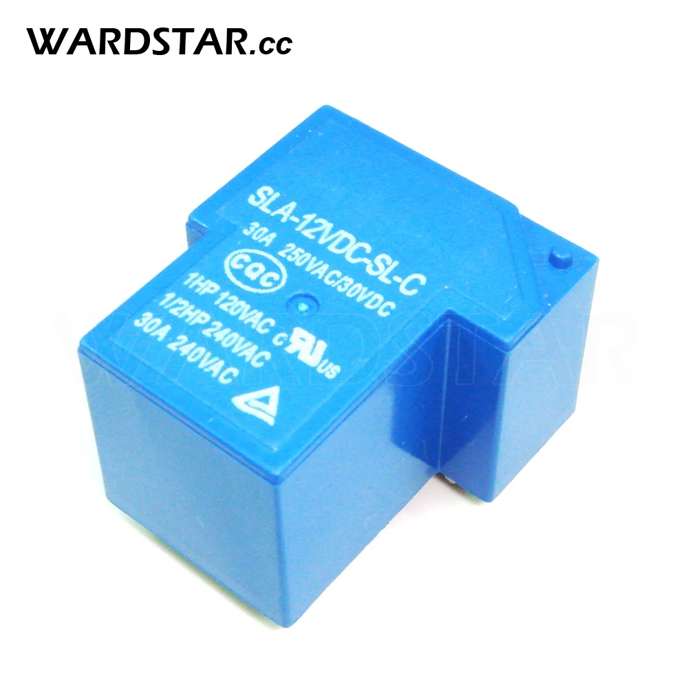 Мощность реле SLA-05VDC-SL-C SLA-12VDC-SL-C SLA-24VDC-SL-C 5 В, 12 В, 24 В постоянного тока, 6Pin PCB реле 30A