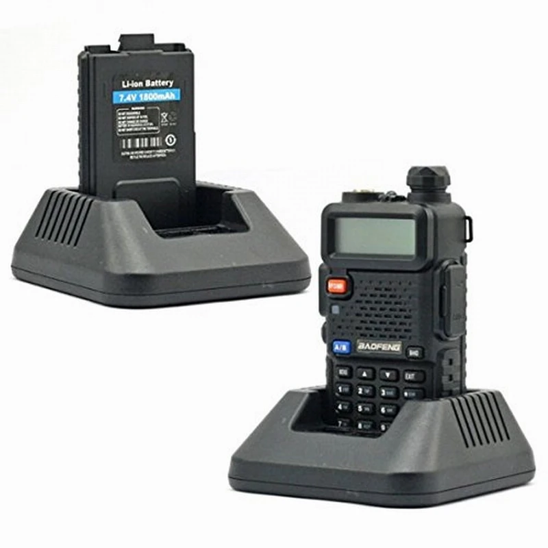 2 шт. Baofeng UV-5R иди и болтай Walkie Talkie “иди 128 Dual Band УВЧ УКВ 136-174 МГц &amp 400-520 Портативный