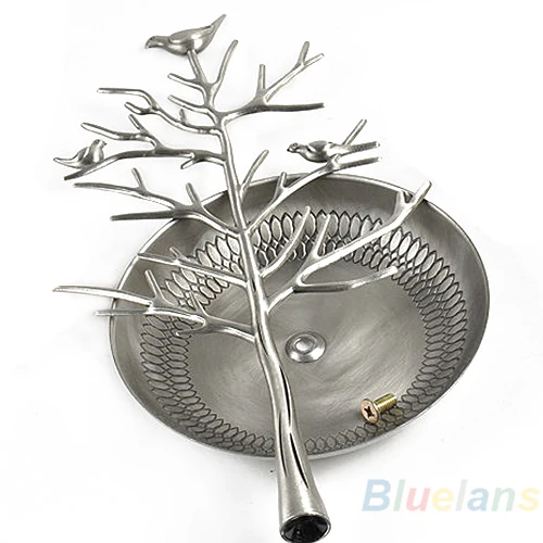 Винтажная Подставка для украшений в виде птичьего дерева серьги ожерелье кольцо