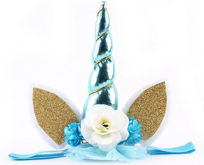 

1PCS Hot Sale Kids Hair Accessories Unicorn Headband 13CM Horn Headband for Kids