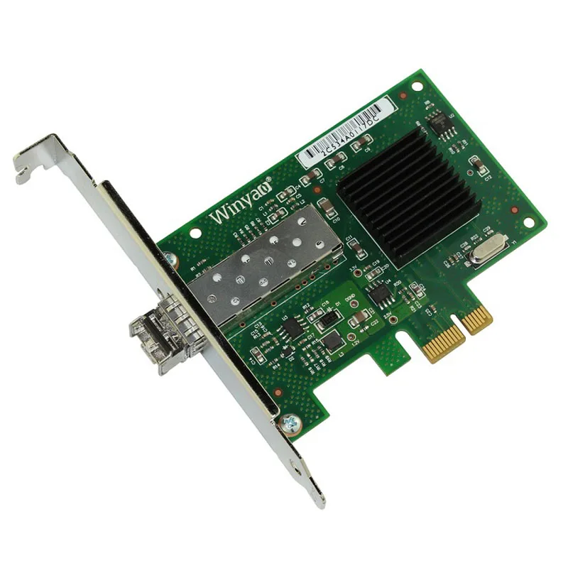 Гигабитная волоконная Ethernet карта BCM5715S PCIe X1 многорежимный 1G 850nm LC оптический