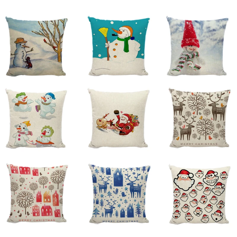 

Новогодний подарок, искусственный лось, Санта, искусственный чехол для детей, семьи, гостиной, спальни, дивана, украшение постельного белья