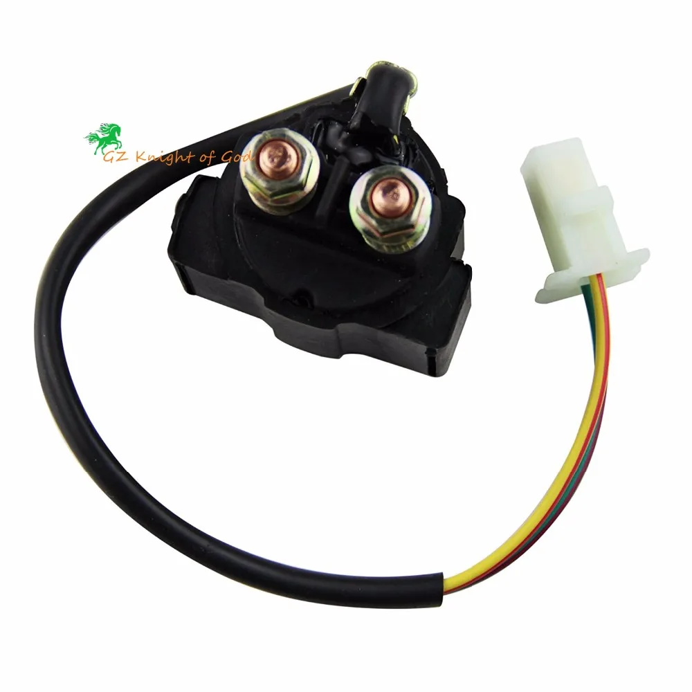 Рыцарский двигатель 2-проводное подключение реле стартера соленоида для Suzuki Yamaha
