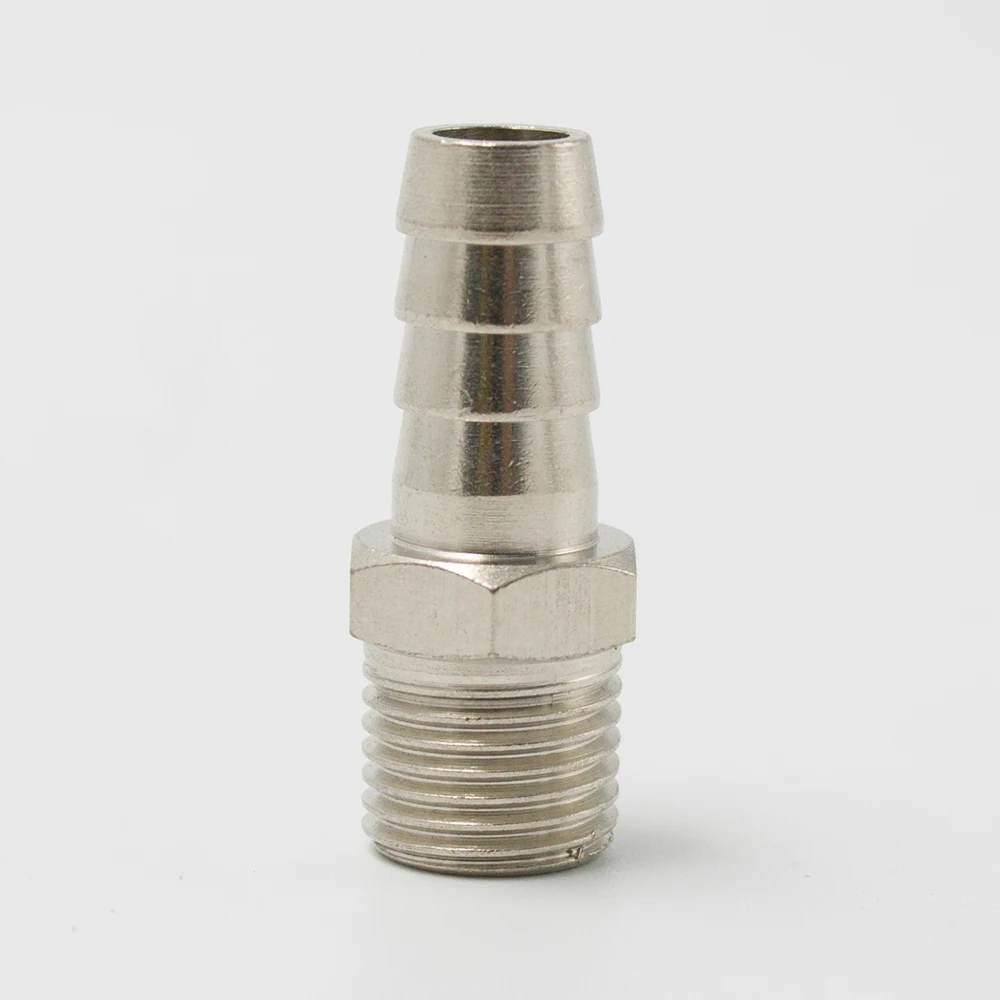 

2pcs Legines Stainless Steel Garden Hose Barb Fitting, Adapter Connector, Hose ID 3/8" Barb x 1/4" PT Male Pipe