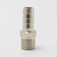 2pcs legines stainless steel garden hose barb fitting adapter connector hose id 38 barb x 14 pt male pipe