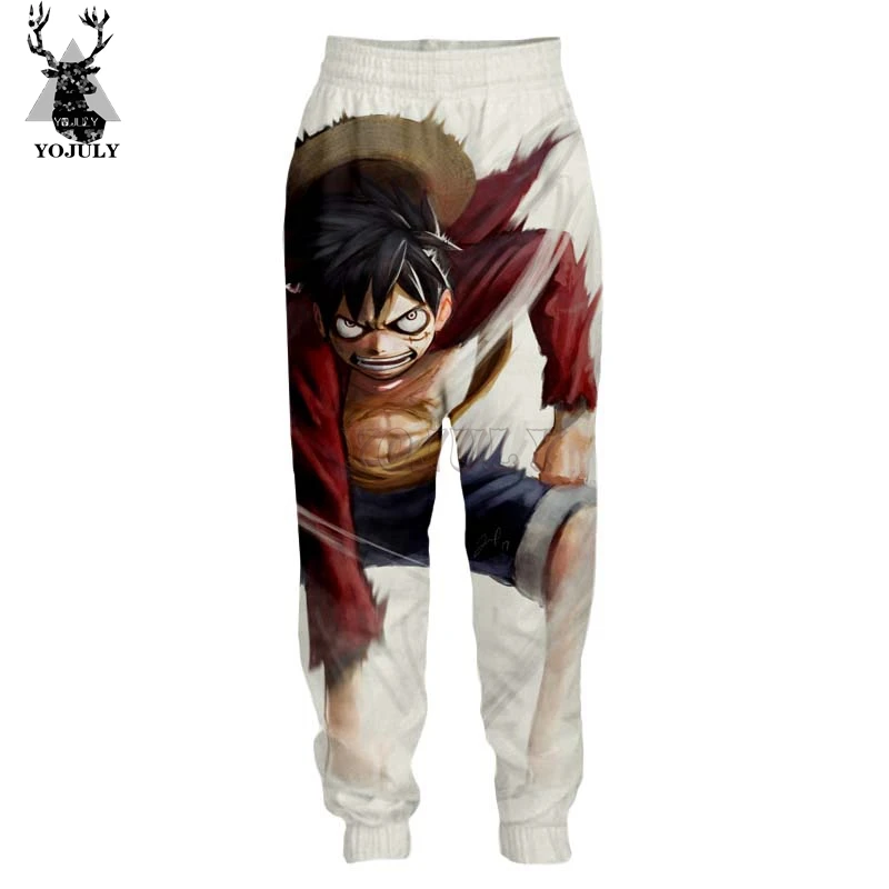 YOJULY 3D печатные мужские и женские Аниме One Piece Monkey D. Luffy Повседневная
