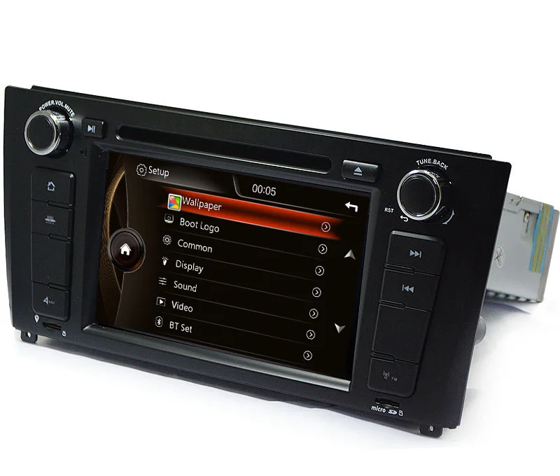 Емкостный экран 7 дюймовый автомобильный dvd плеер для BMW 1 серии E81/E82/E88 2004 2010 Can bus