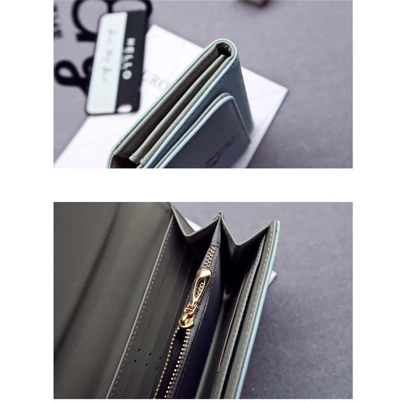 

Giraffe Women Wallets PU Wallet Female Animal Prints Leather Wallet Women Long Coin Purse Girl Lady Purse with Card Holder