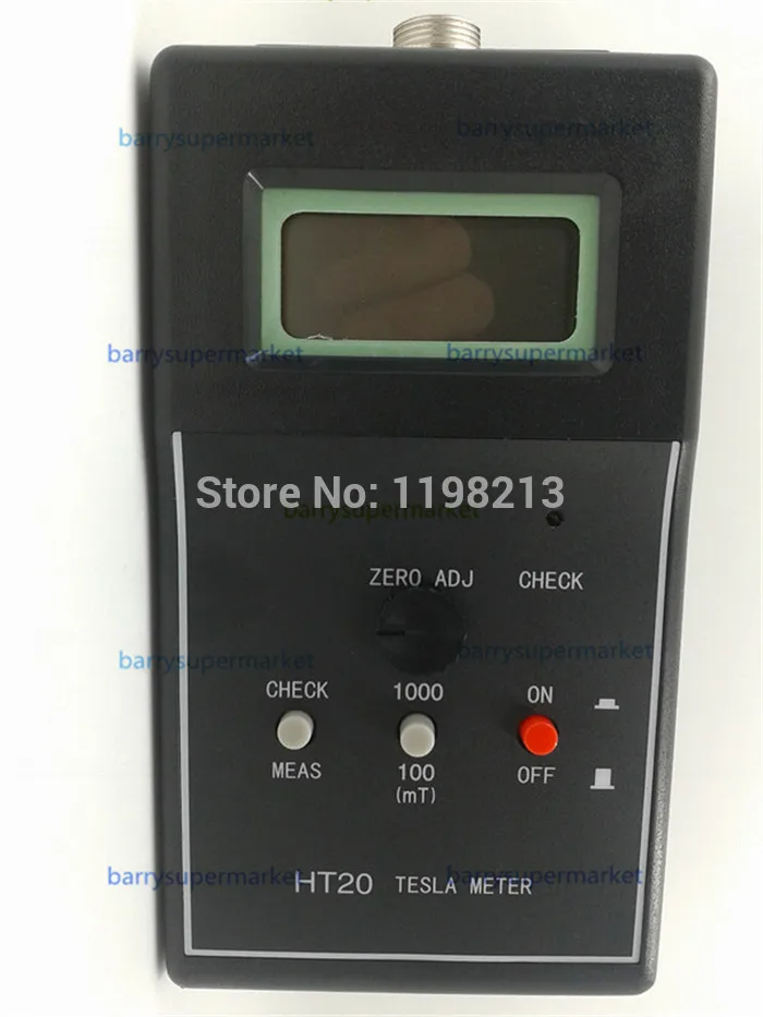 HT-20 цифровой гауссометр Huntoon тестер Tesla Meter HT20 флюсометр для детектора излучения