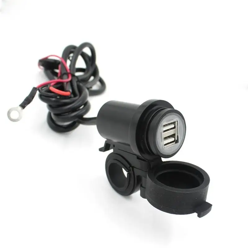 DC 12 V 24 двойной USB зарядное устройство гнездо крепление морской с проводами