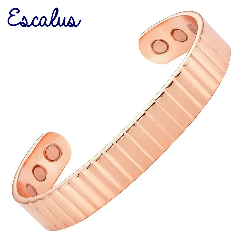 Escalus мощный магнитный женский браслет из чистой меди Bio Health Healing мужской амулет