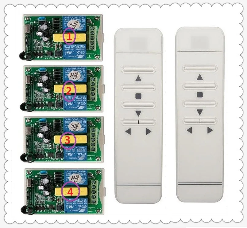 AC220V интеллектуальный цифровой RF беспроводной переключатель системы