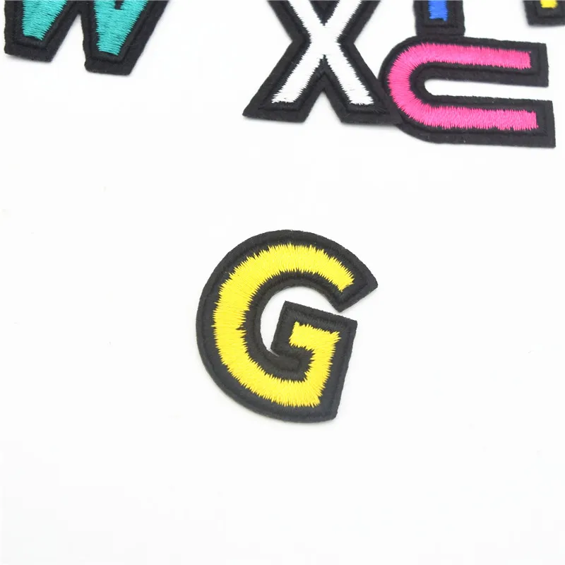 260pcs Letter A-Z Embroidered Colorful Alphabet English DIY Applique Patch | Дом и сад